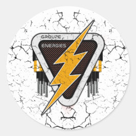 AUTOCOLLANT NRJ 2025 ラウンドシール