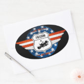 Autocollant PassionRider 楕円形シール (封筒)