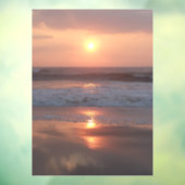 Autocollant pour fenêtre Coucher de soleil rose ウィンドウサイン (シート3)