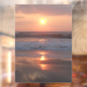 Autocollant pour fenêtre Coucher de soleil rose ウィンドウサイン (シート2)