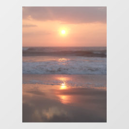 Autocollant pour fenêtre Coucher de soleil rose ウィンドウサイン