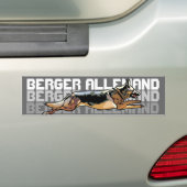 autocollant pour voiture berger allemand バンパーステッカー (車上)