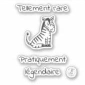 Autocollant rare légendaire シール (正面)