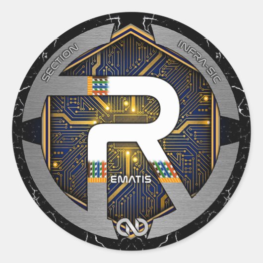 AUTOCOLLANT REMAT 2025 ラウンドシール (正面)