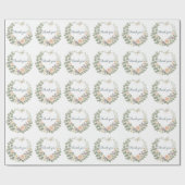 Autocollant thank you floral ラッピングペーパー (フラット)