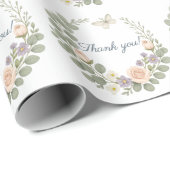 Autocollant thank you floral ラッピングペーパー (ロールコーナー)