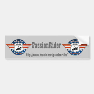 Autocollant voiture PassionRider バンパーステッカー