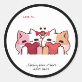 Autocollants ラウンドシール (正面)