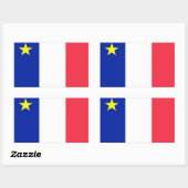 Autocollants acadiens 長方形シール (シート)