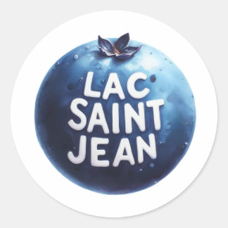 Autocollants ronds Lac St-Jean ラウンドシール