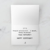 autocorrect.による誕生日の願い カード (内部)