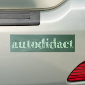 autodidact バンパーステッカー (車上)