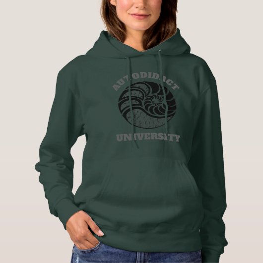 Autodidact University sweatshirt hoodie パーカ (正面)