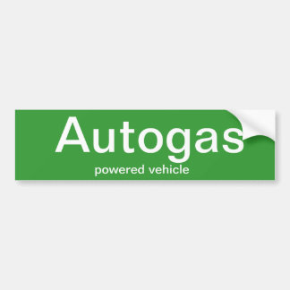Autogasは車-バンパーステッカー--に動力を与えました バンパーステッカー