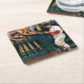 Autographセッション スクエアペーパーコースター (アングル)