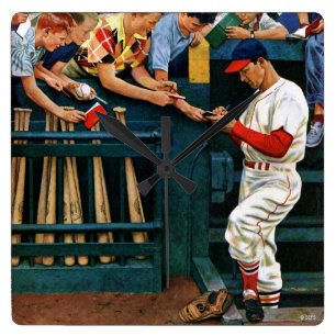 Autographセッション スクエア壁時計