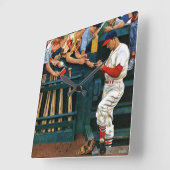 Autographセッション スクエア壁時計 (傾斜)