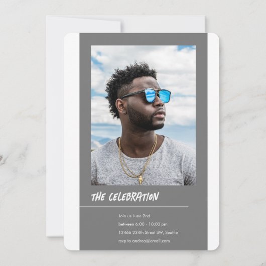 Autograph Graduate Photo発表 招待状 (裏面)