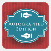 Autographed Edition Rectangleステッカー スクエアシール (正面)