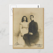 AUTOGRAPHS Michael & Olga Romanov – ロシア ポストカード (正面/裏面)