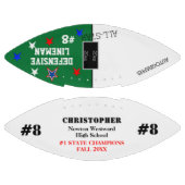 Autographs School Champions Green アメリカンフットボール (パネル)