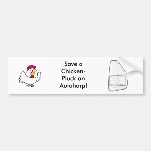 Autoharpのバンパーステッカー バンパーステッカー (正面)