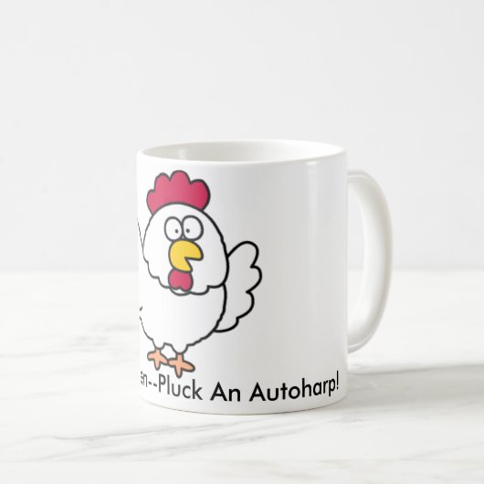 Autoharpのマグを摘み取って下さい コーヒーマグカップ (正面右)