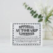 Autoharpライセンス ポストカード (スタンド正面)