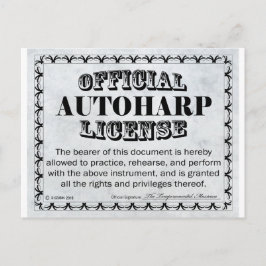 Autoharpライセンス ポストカード
