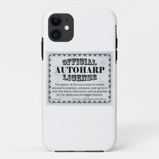 Autoharpライセンス Case-Mate iPhoneケース (裏面)