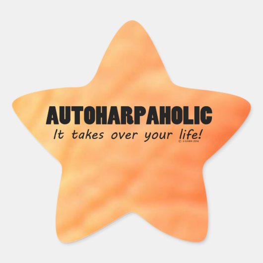 AutoharpaholicがLife Starのステッカーを引き継ぐ 星シール (正面)