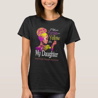 Autoimmune Hepatitis Awareness Girl Yellow For My  Tシャツ