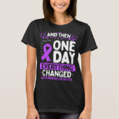 Autoimmune Hepatitis Awareness  Warrior Ribbon Tシャツ (正面)
