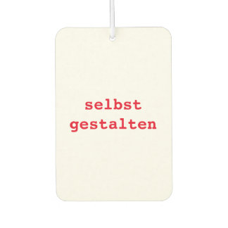 Autolufterfrischer  selbst gestalten カーエアーフレッシュナー