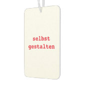 Autolufterfrischer  selbst gestalten カーエアーフレッシュナー (左)