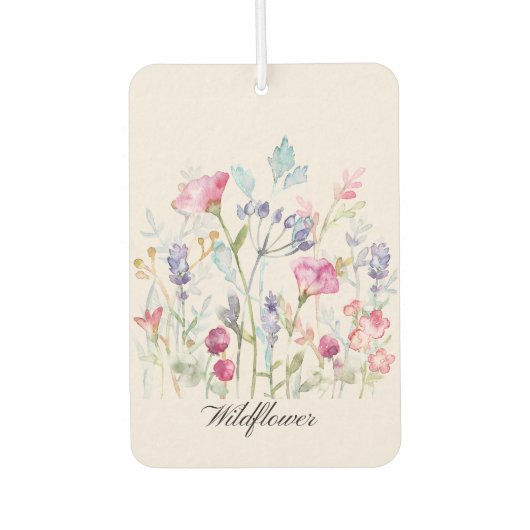 Autolufterfrischer wildflower カーエアーフレッシュナー (正面)