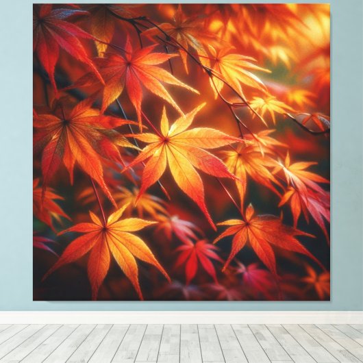 Automne キャンバスプリント (インサイチュ (ウッドフロア))