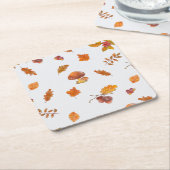automne スクエアペーパーコースター (アングル)