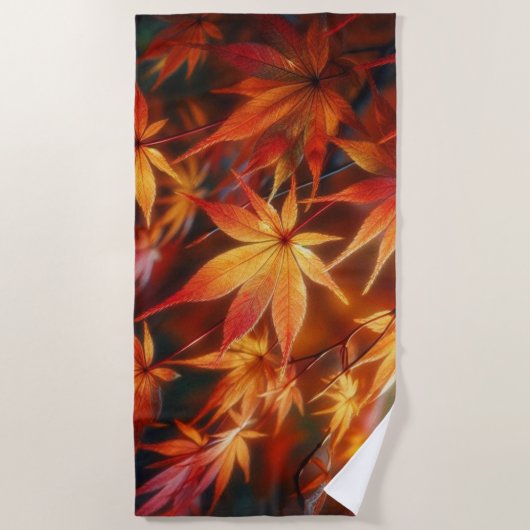Automne ビーチタオル (正面)