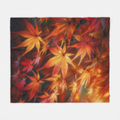 Automne フリースブランケット (正面(横))