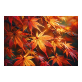 Automne en 3 parties フォトプリント           