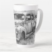 AUTOMOBILE ART カフェラテマグ (右アングル)