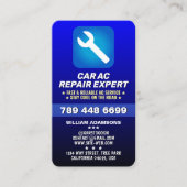 Automobile Car Mechanic | Best Car AC Repair 名刺 (正面)