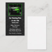 Automotive Car Painting Business Cards 名刺 (正面/裏面)