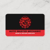 AUTOMOTIVE CAR REPAIR SERVICE | AUTO MECHANIC 名刺 (正面)