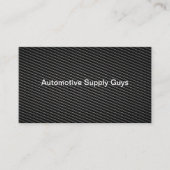 Automotive Carbon Fiber Look Business Cards 名刺 (正面)