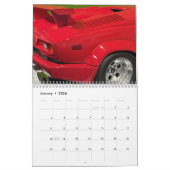 Automotive Close-Up Calendar カレンダー (1月 2026)