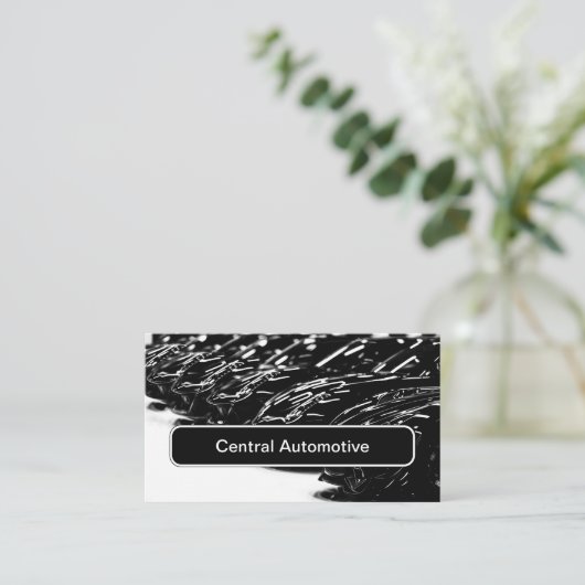 Automotive Cool Business Cards Design 名刺 (スタンド正面)