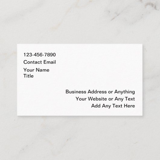 Automotive Cool Business Cards Design 名刺 (裏面)