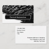 Automotive Cool Business Cards Design 名刺 (正面/裏面)